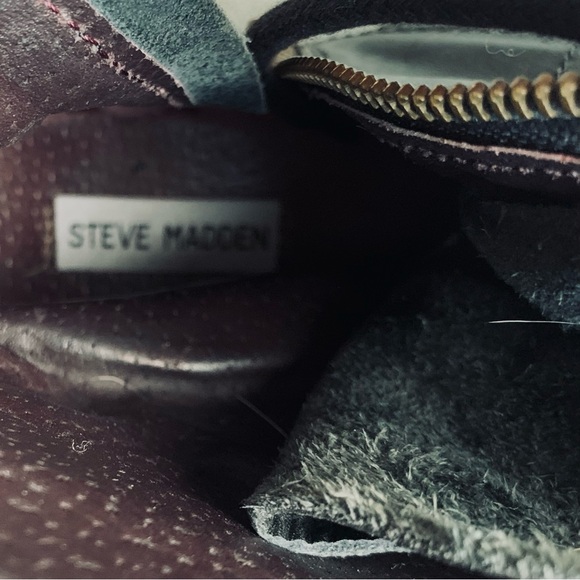 Black leather combat boots - Picture 8 of 9